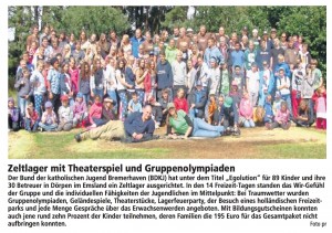 2012 Dörpen Nordseezeitung 140912